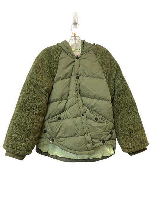 Coat Puffer & Quilted By Pilcro In Green, Size: M