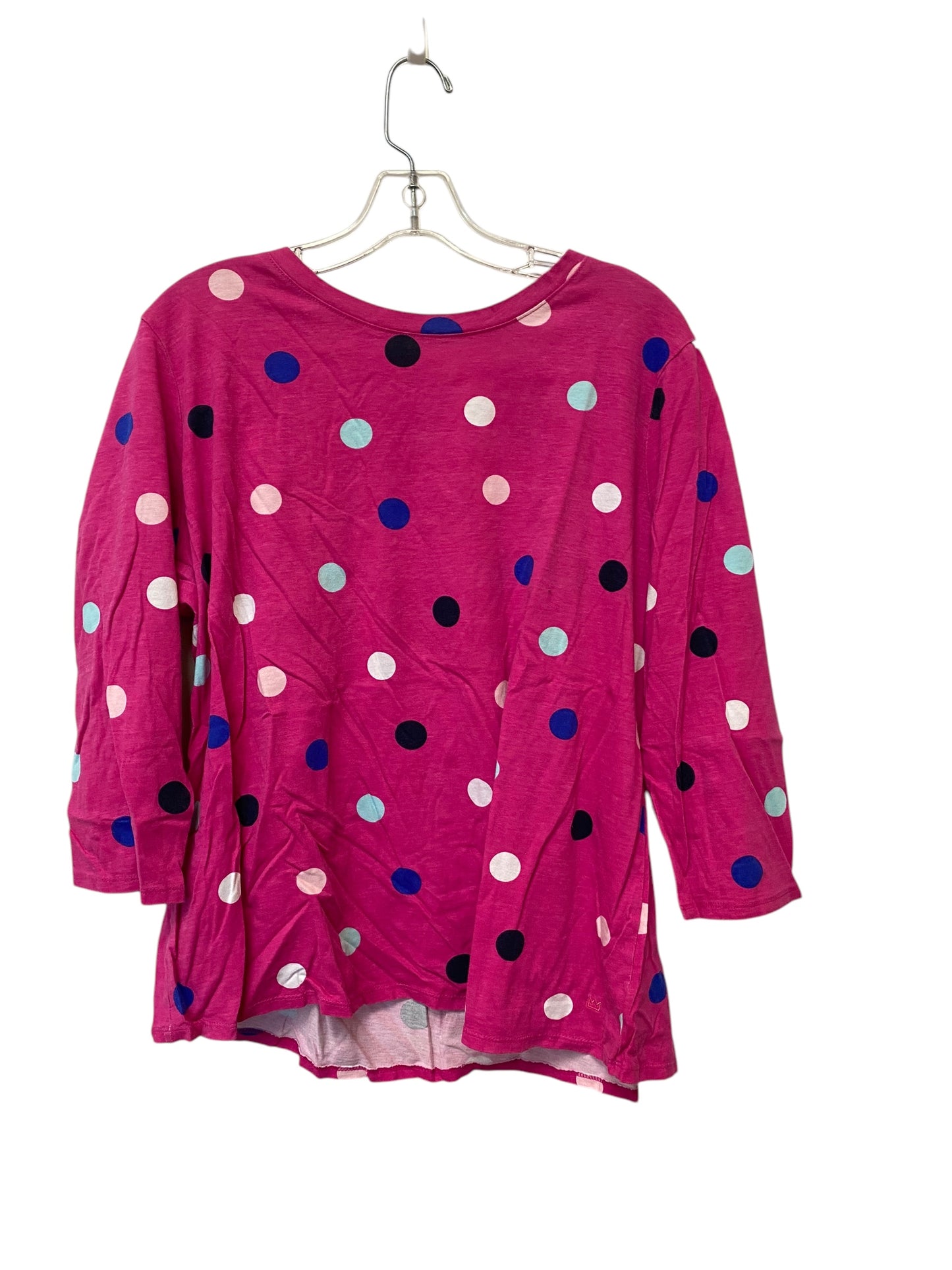 Top Long Sleeve By Crown And Ivy In Pink, Size: 2x