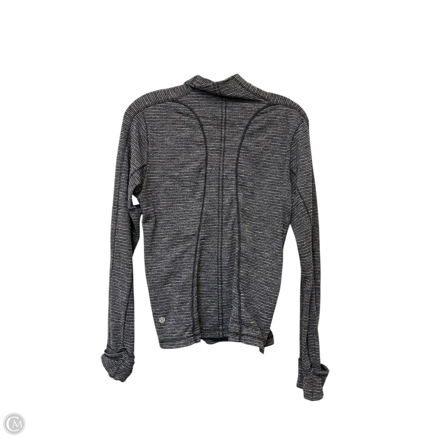 Athletic Jacket By Lululemon In Grey, Size: 8