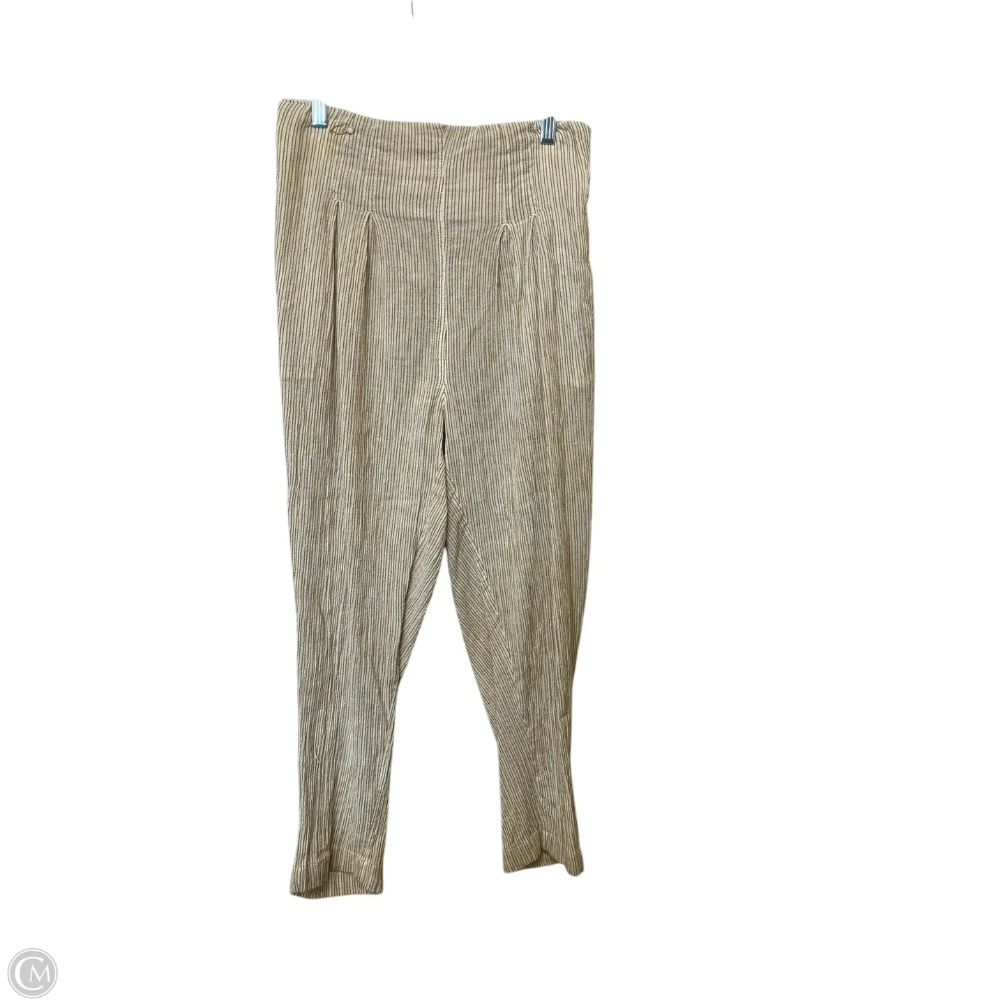 Pants Lounge By Free People In White & Yellow, Size: M