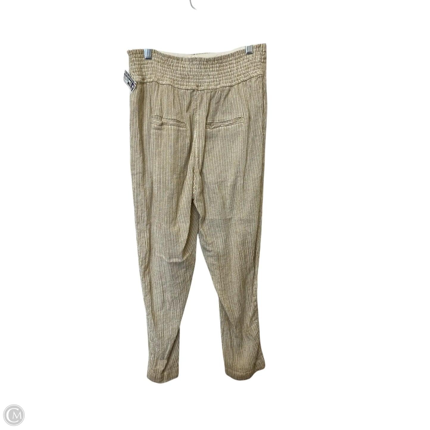 Pants Lounge By Free People In White & Yellow, Size: M