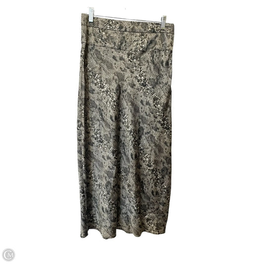 Skirt Maxi By Free People In Snakeskin Print, Size: 8