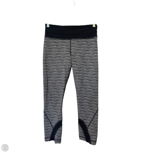 Athletic Leggings By Lululemon In Black & White, Size: 4