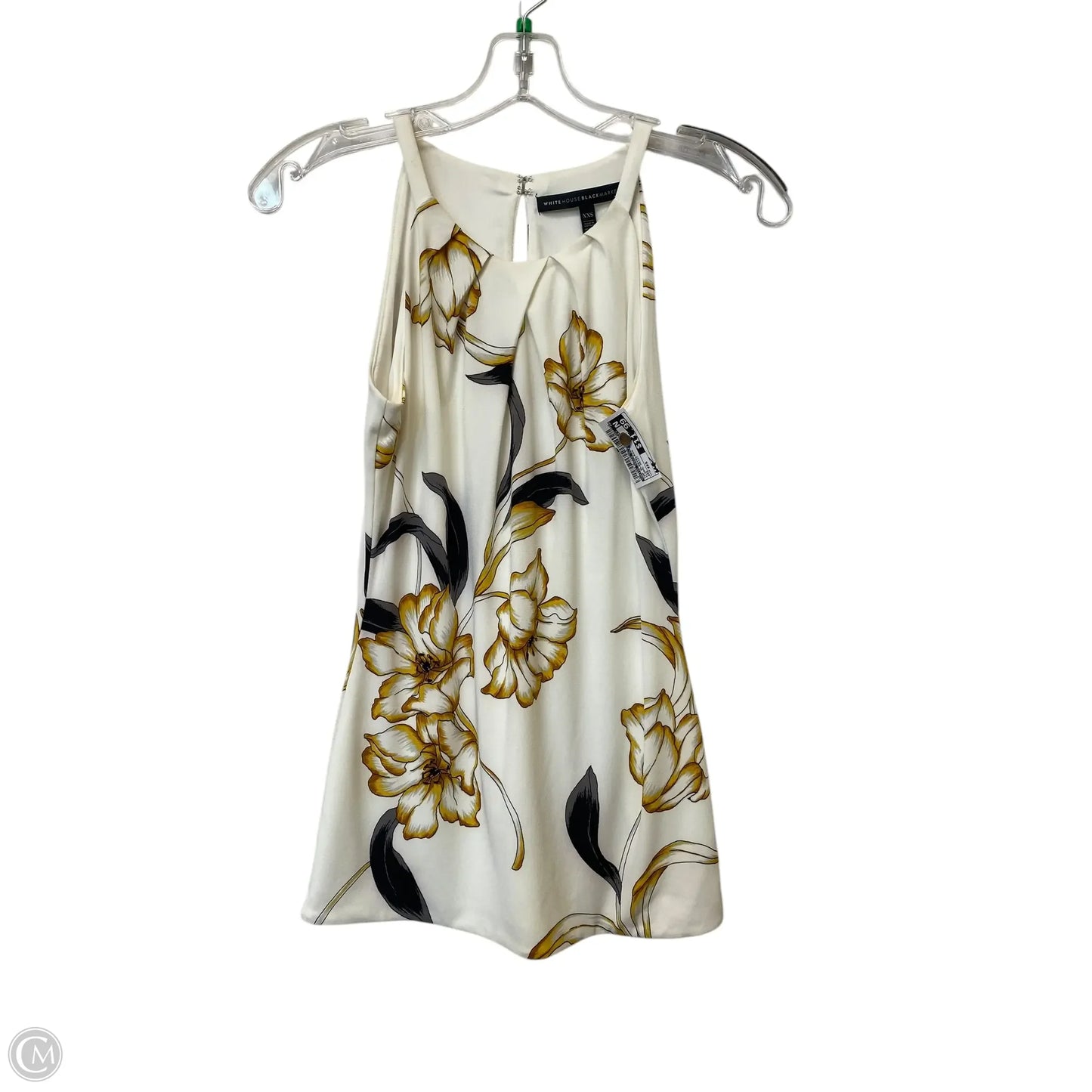 Top Sleeveless By White House Black Market In Floral Print, Size: Xxs