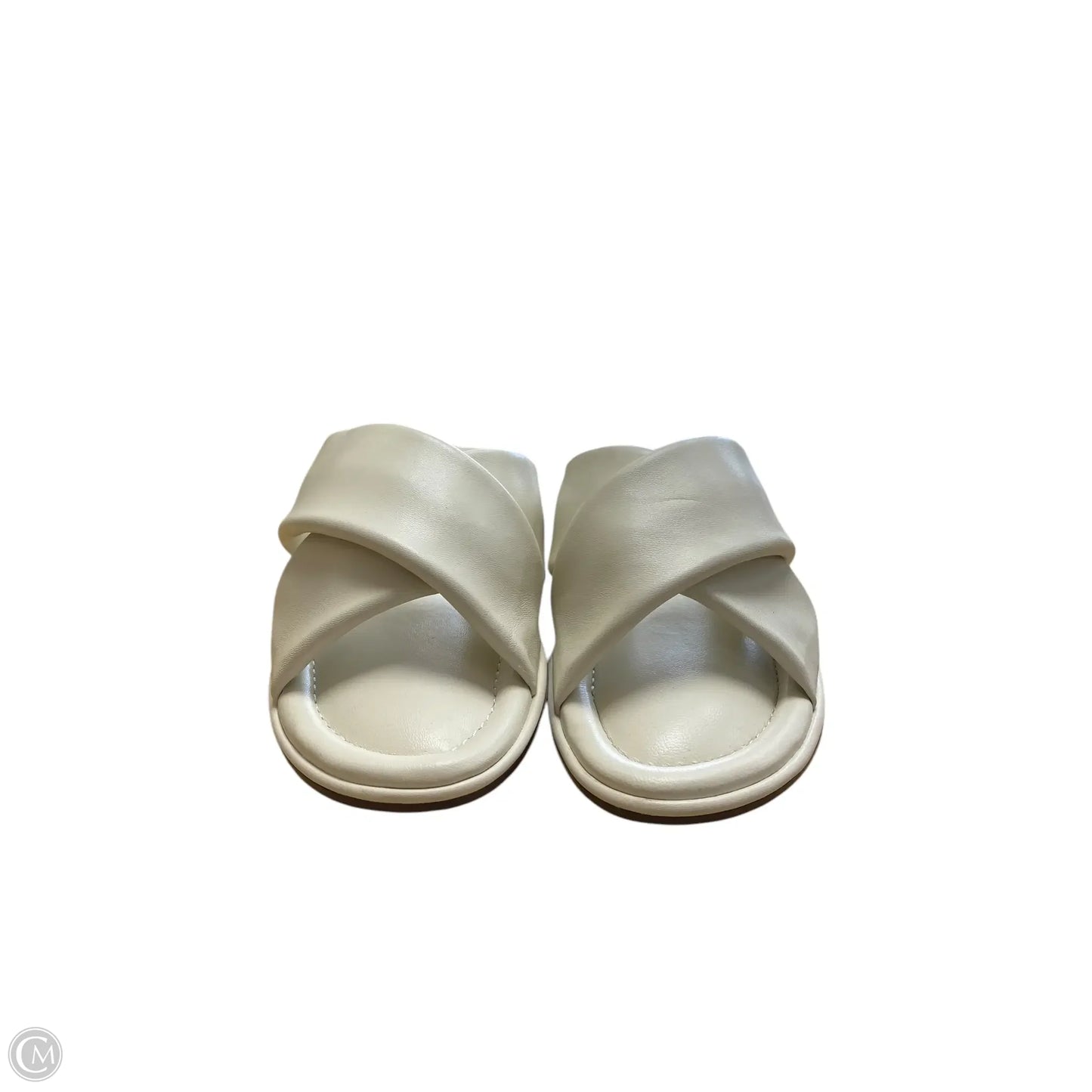 Sandals Flats By J. Crew In Cream, Size: 9