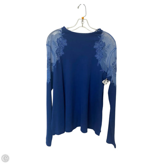 Top Long Sleeve By Free People In Blue, Size: M