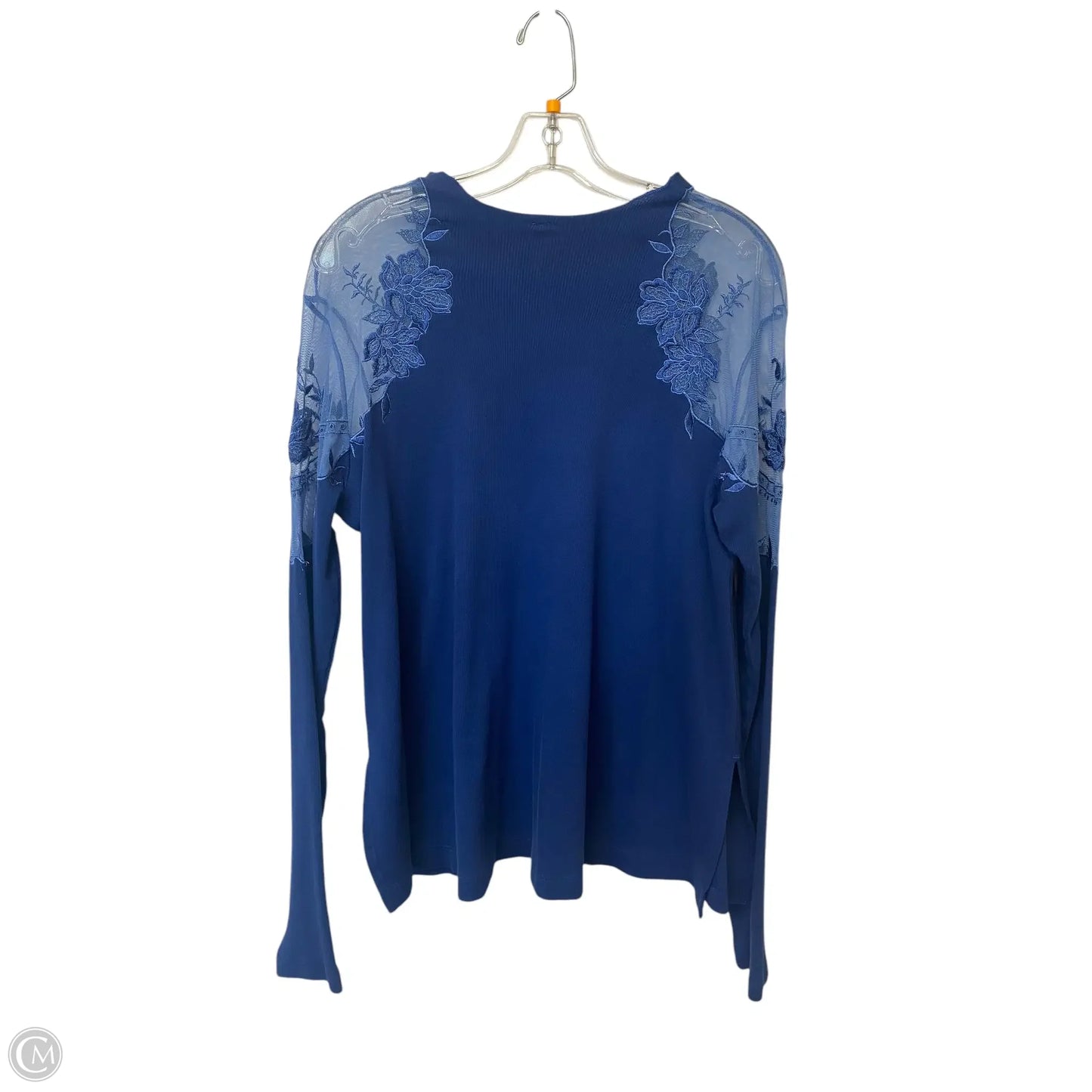 Top Long Sleeve By Free People In Blue, Size: M