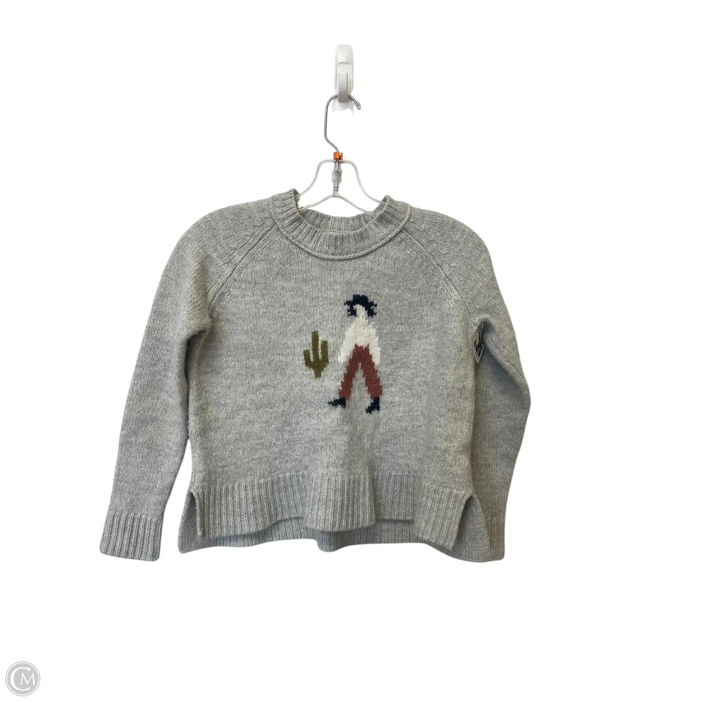 Sweater By Madewell In Grey, Size: Xs