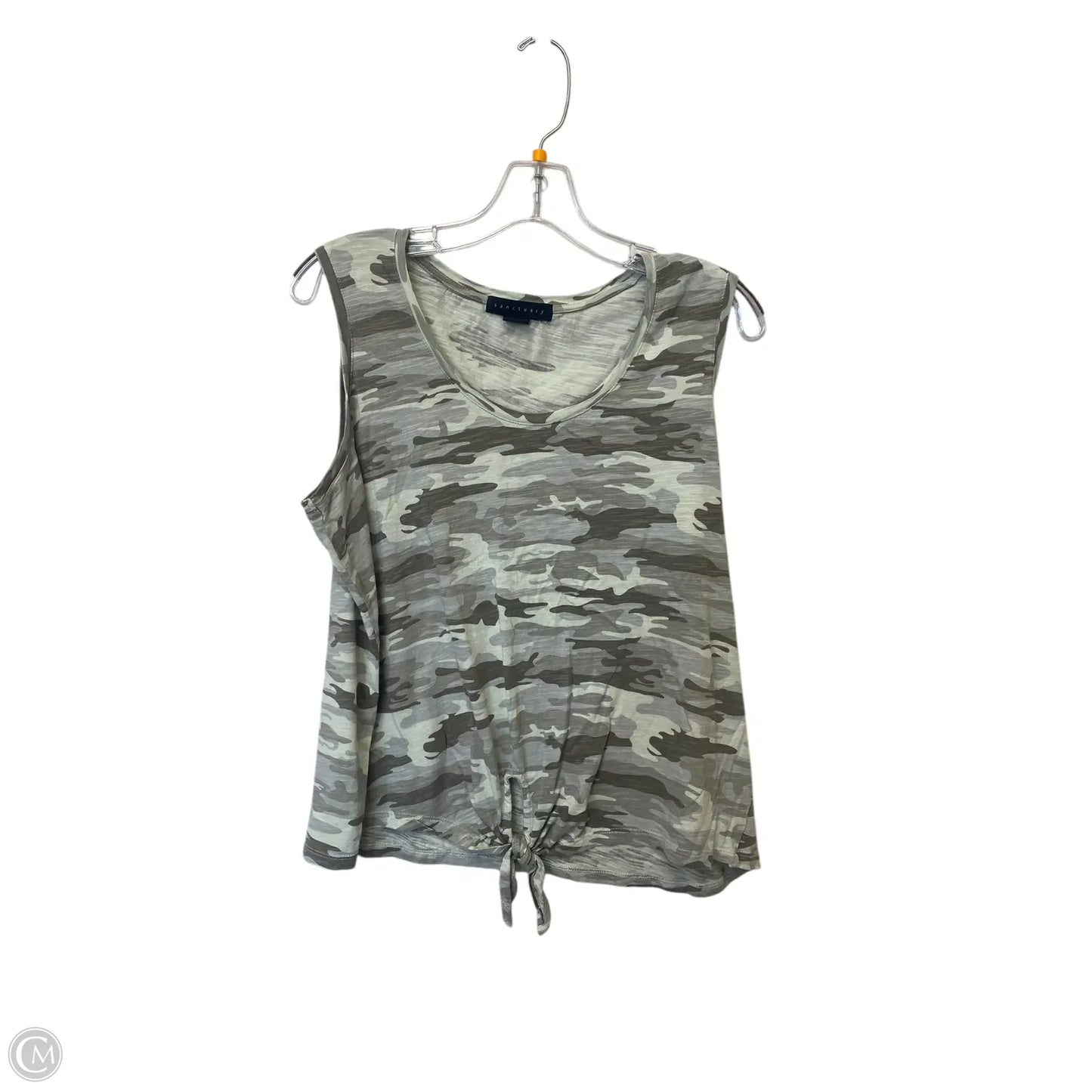 Top Sleeveless By Sanctuary In Camouflage Print, Size: 1x