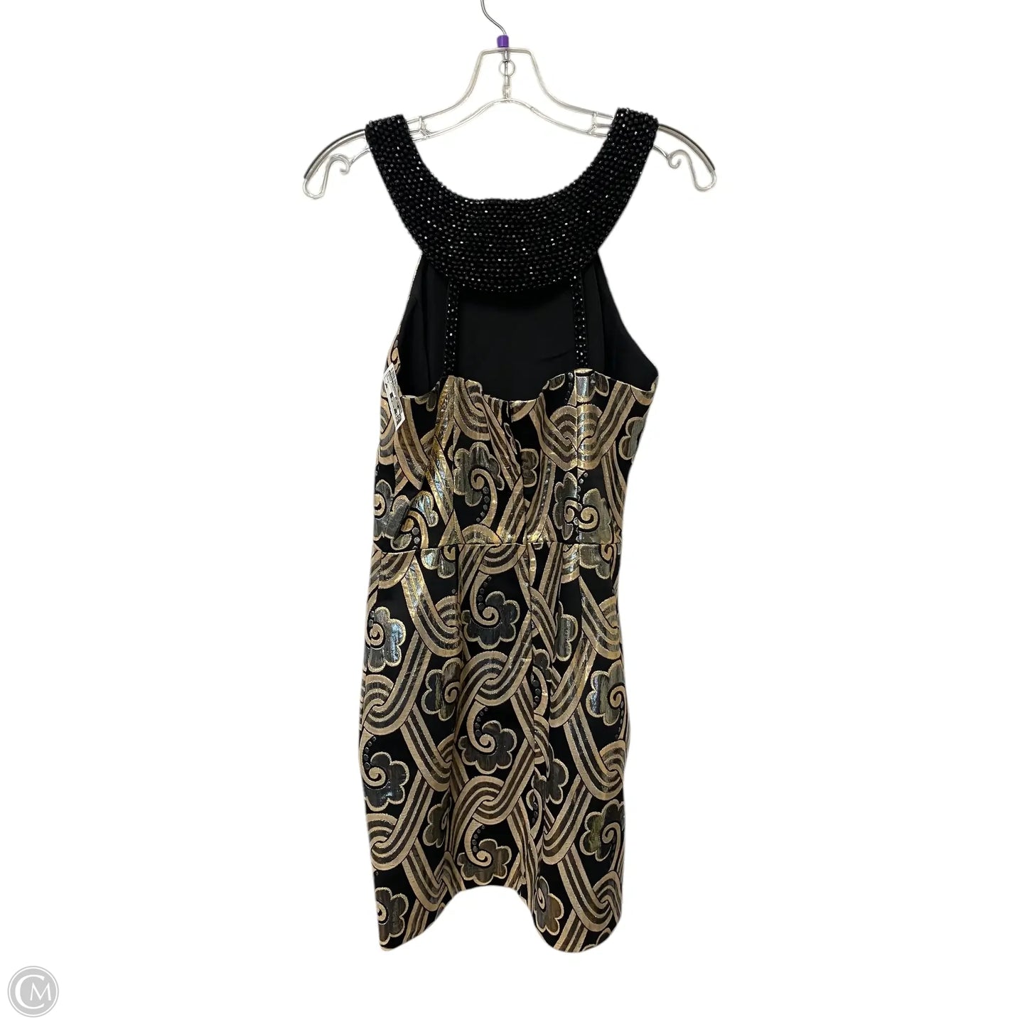 Dress Designer By Lilly Pulitzer In Black & Gold, Size: S