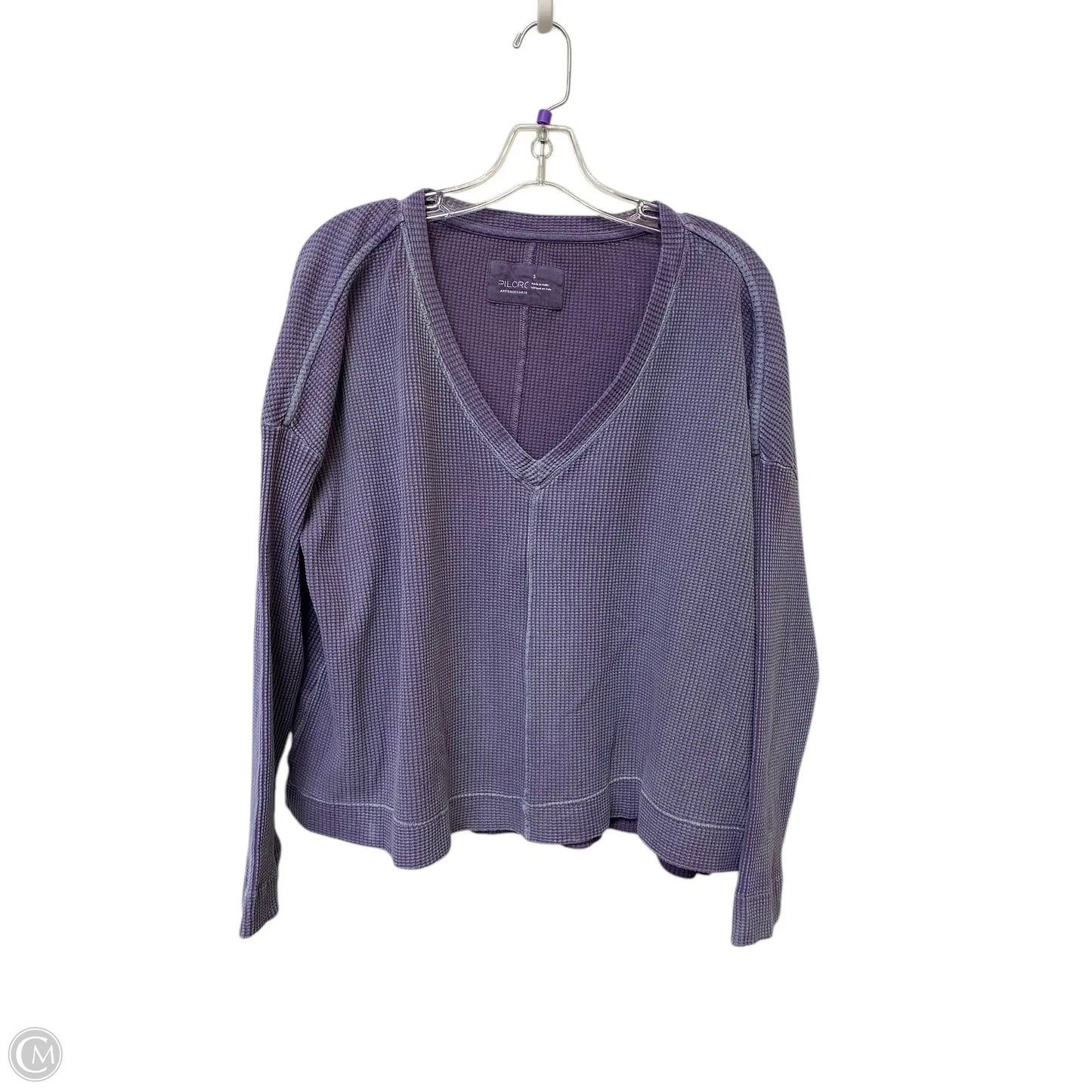 Top Long Sleeve By Pilcro In Purple, Size: S