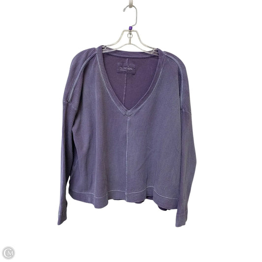 Top Long Sleeve By Pilcro In Purple, Size: S