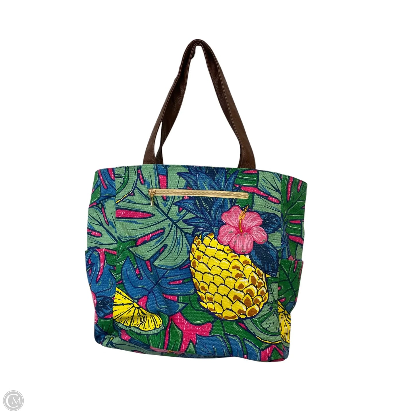 Tote By Clothes Mentor, Size: Large