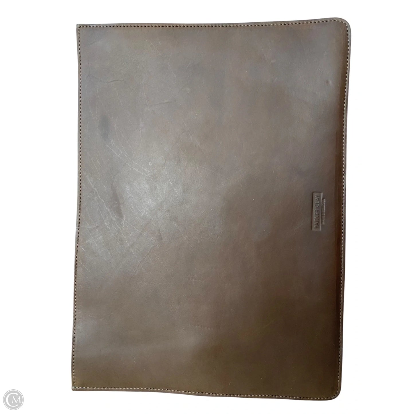 Laptop Bag Leather By Clothes Mentor, Size: Large