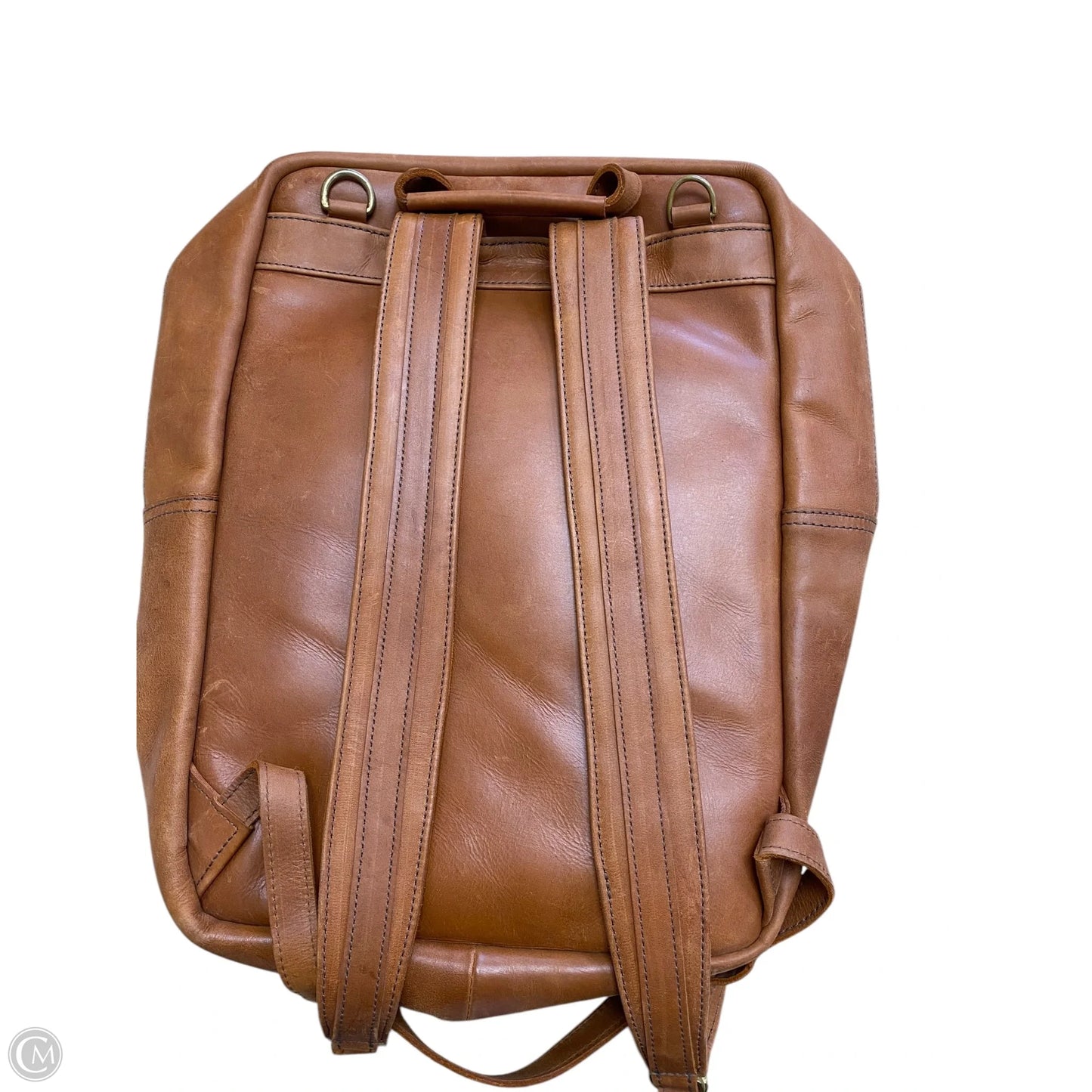 Backpack Leather By Clothes Mentor, Size: Large