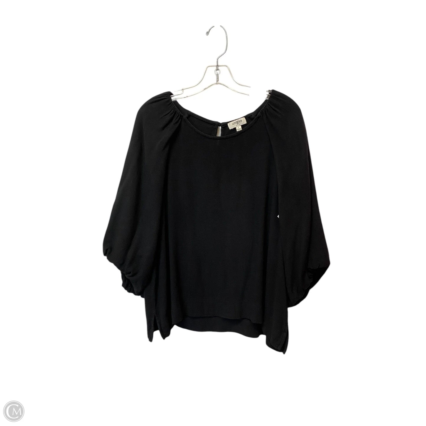 Top Short Sleeve By Umgee In Black, Size: L