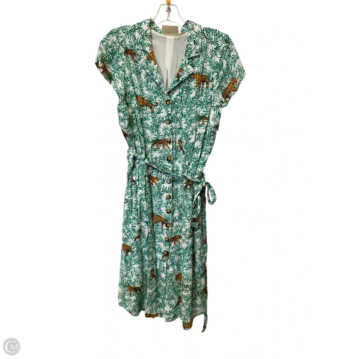 Dress Casual Midi By Maeve In Green, Size: 16