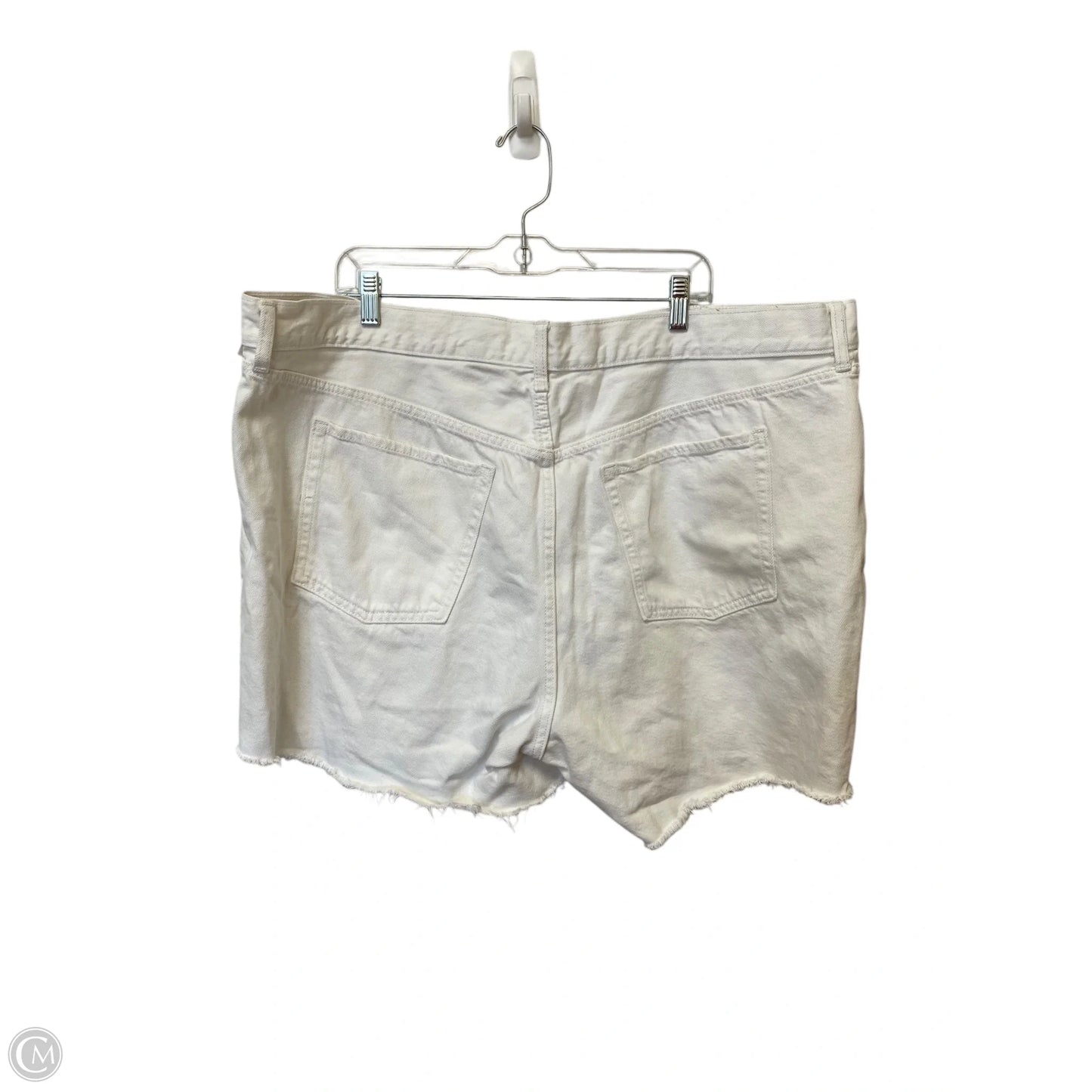 Shorts By Old Navy In White Denim, Size: 22