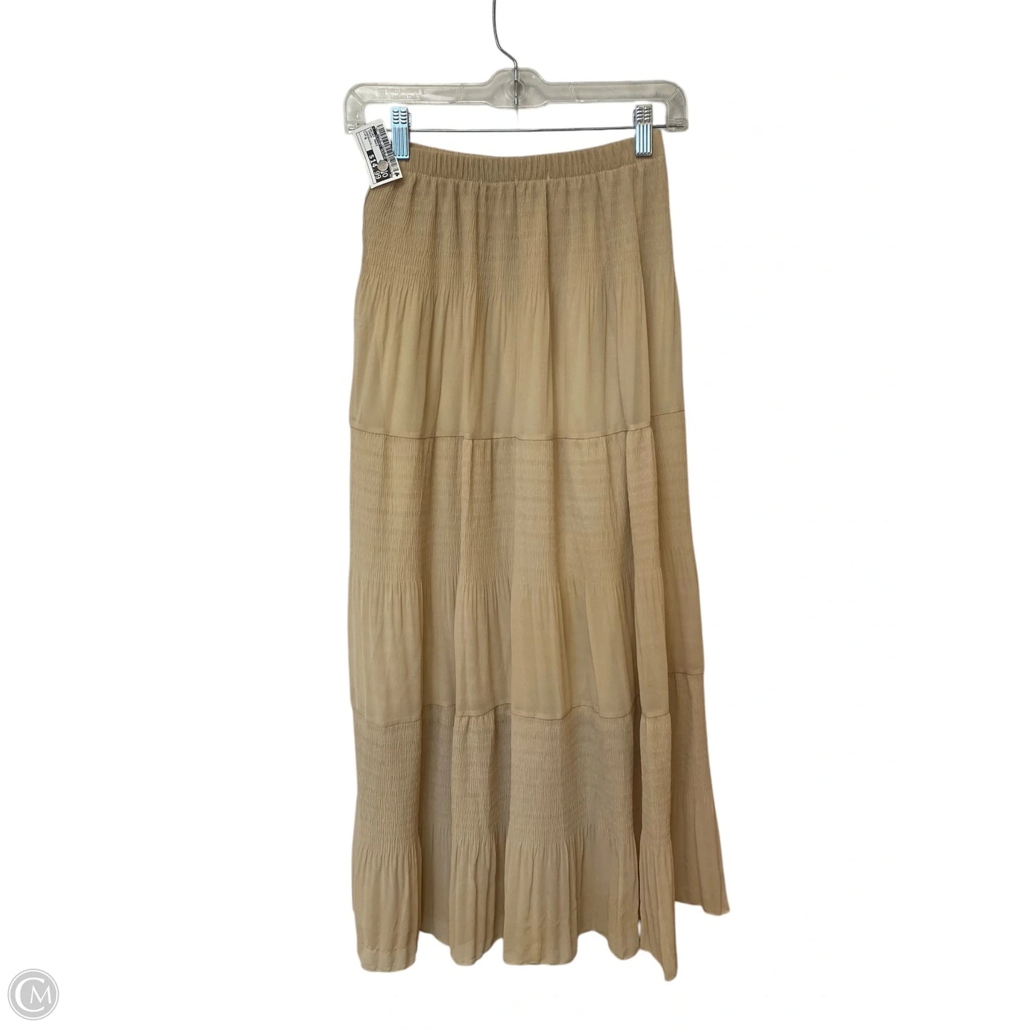 Skirt Maxi By Clothes Mentor In Cream, Size: S