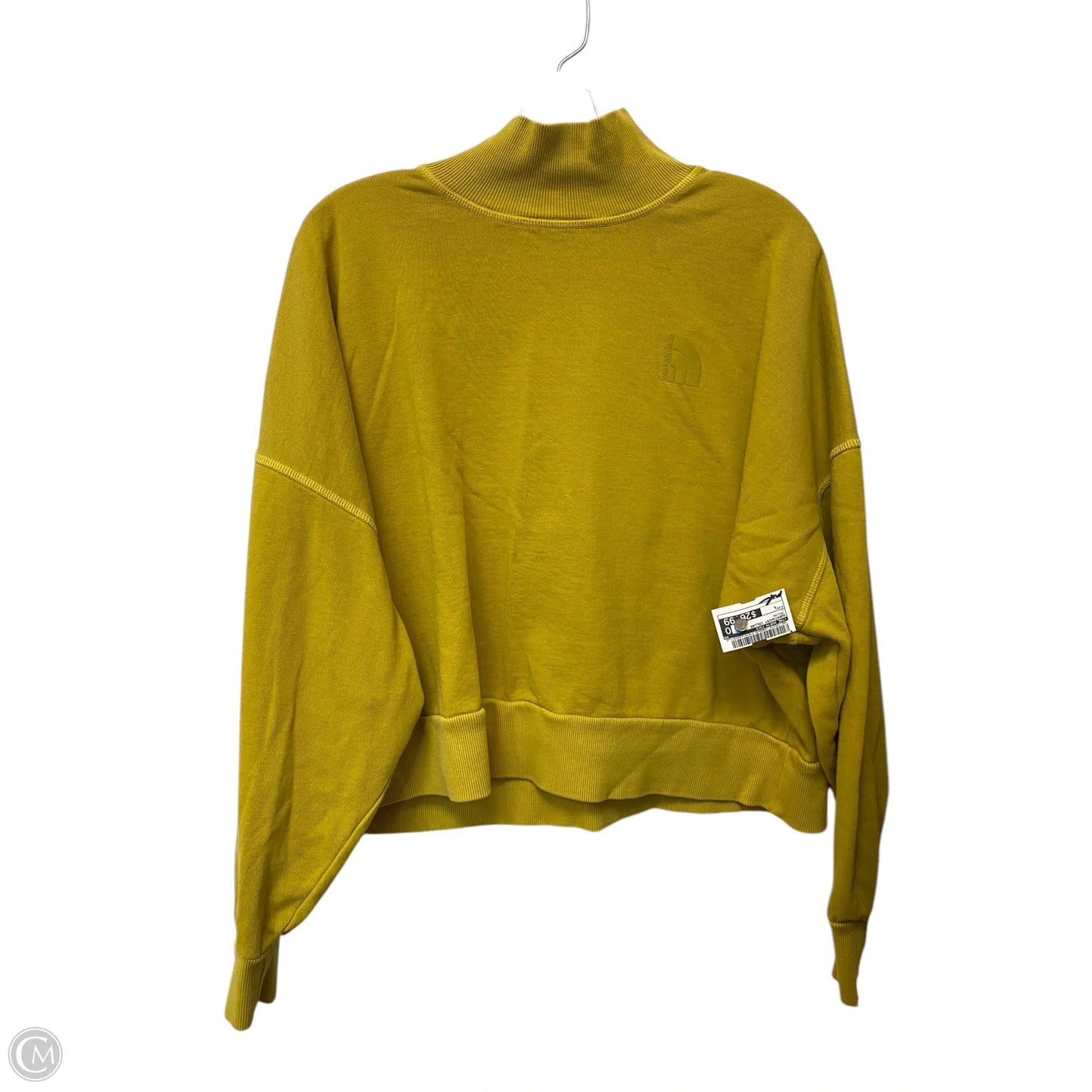 Sweatshirt Collar By The North Face In Yellow, Size: L