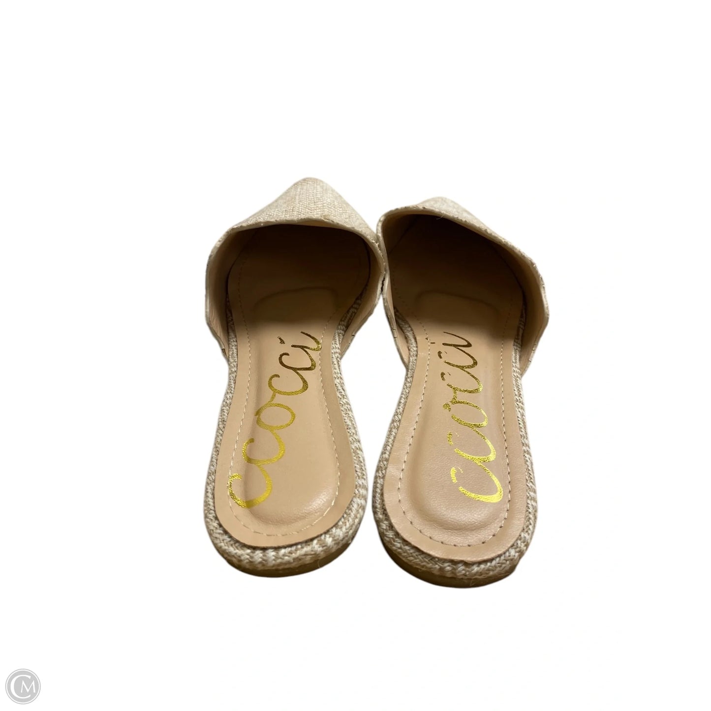 Shoes Flats By Clothes Mentor In Cream, Size: 10