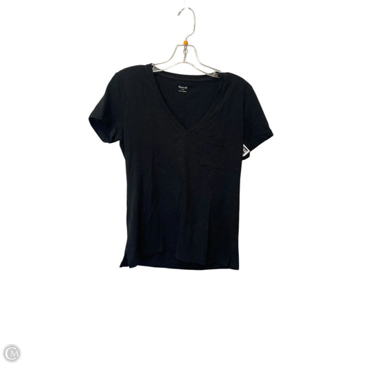 Top Short Sleeve Basic By Madewell In Black, Size: S