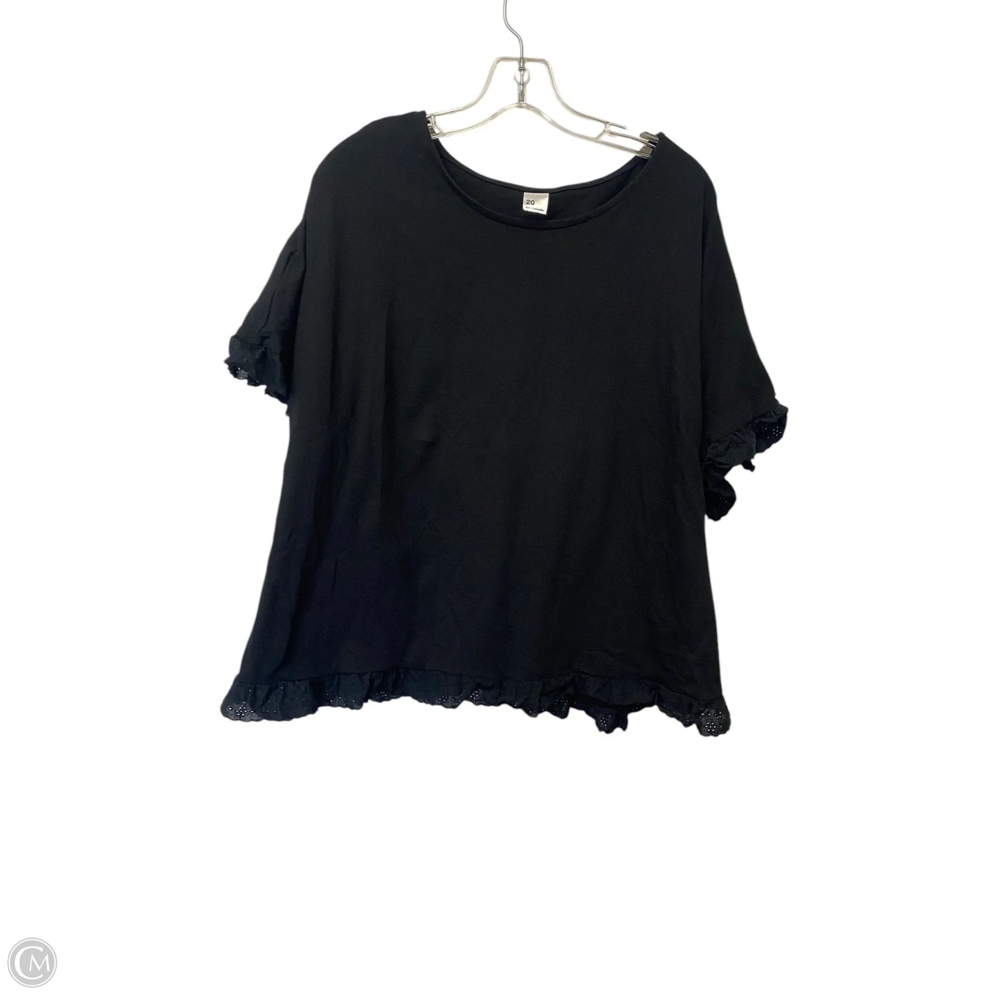 Top Short Sleeve By Anko Also In Black, Size: 20