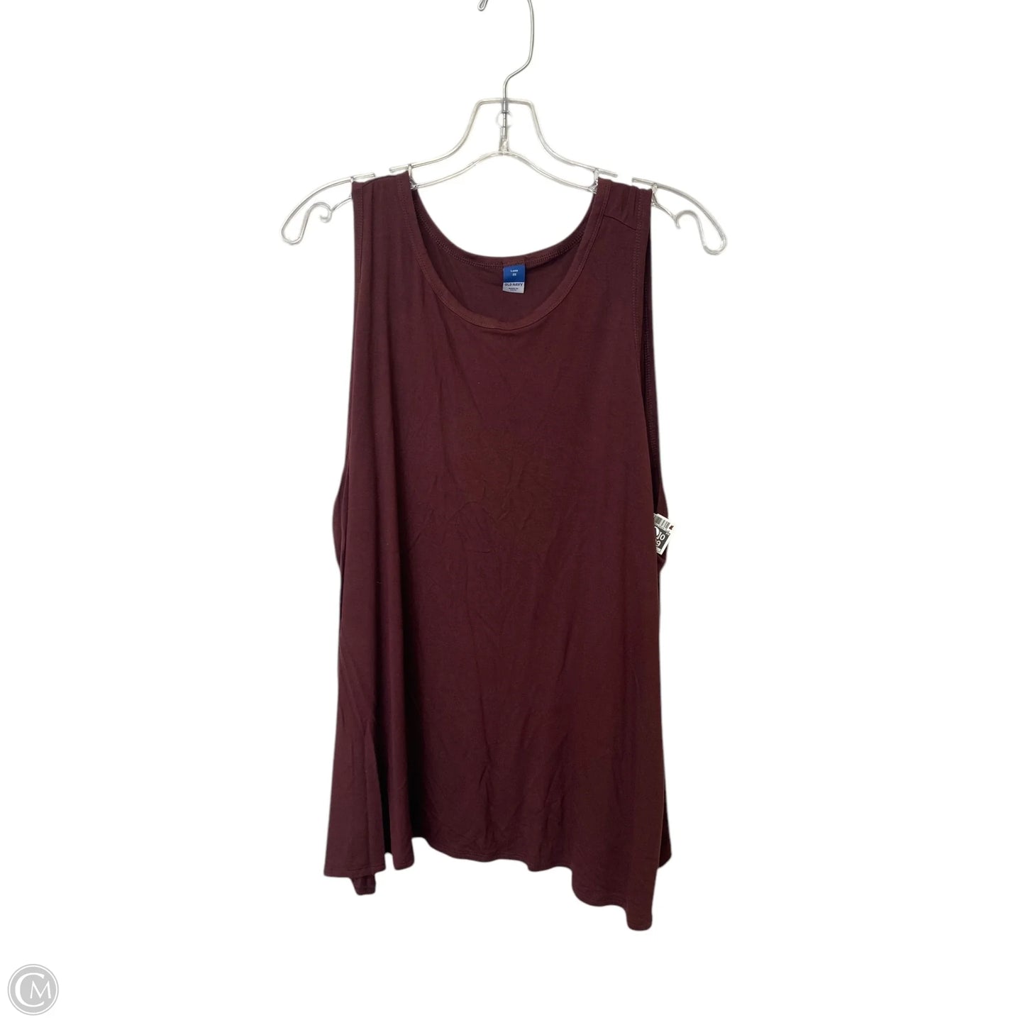 Top Sleeveless Basic By Old Navy In Red, Size: 2x