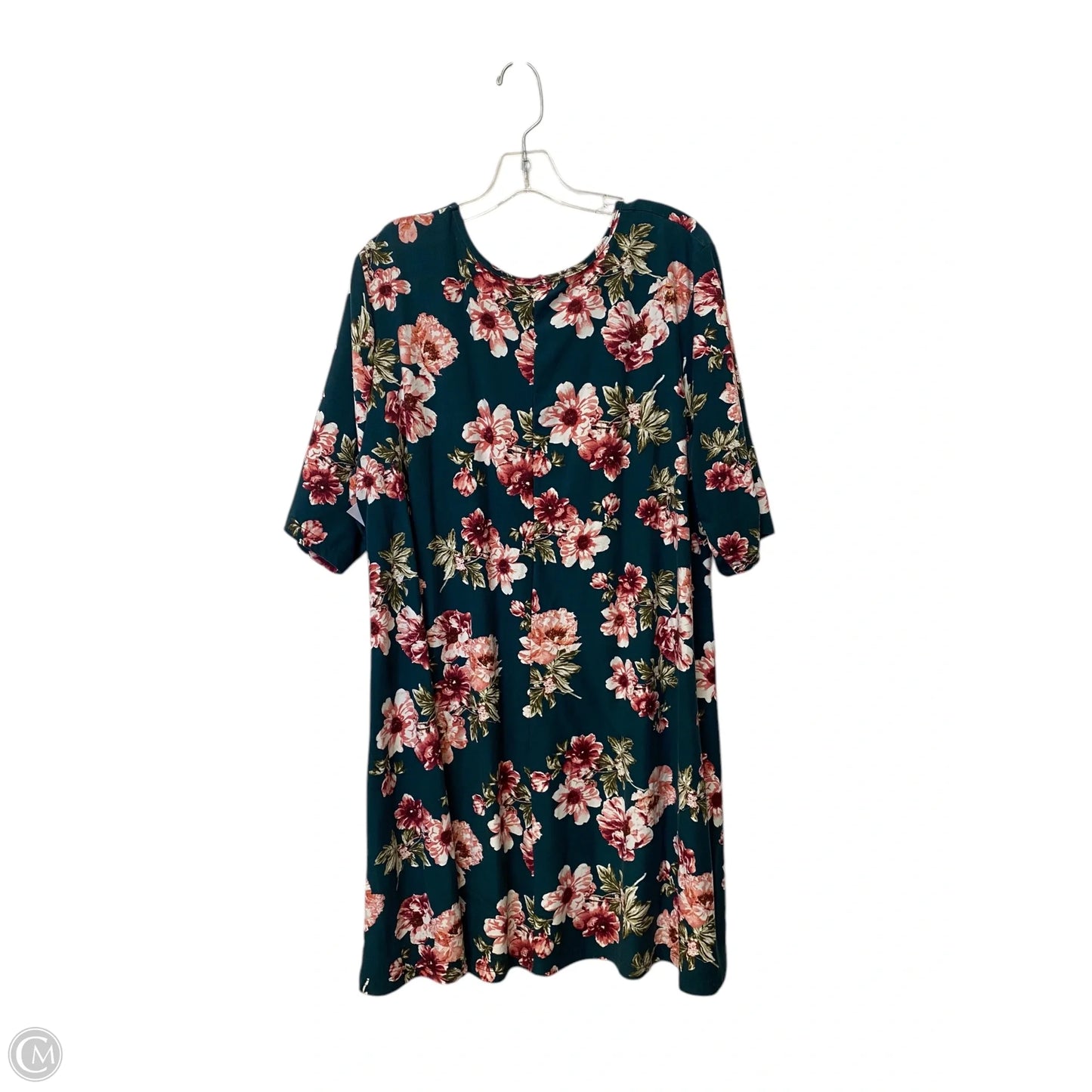 Top Short Sleeve By Vibe In Floral Print, Size: 3x