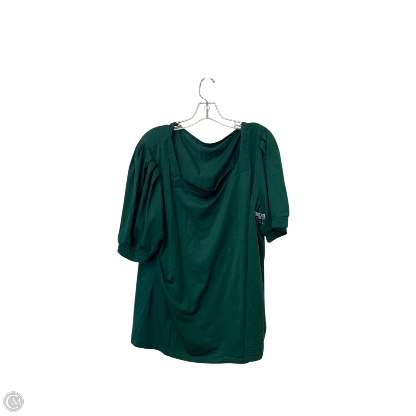 Top Short Sleeve By Clothes Mentor In Green, Size: 3x