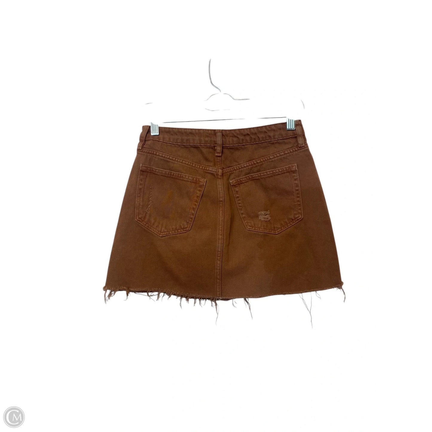 Skirt Mini & Short By We The Free In Brown Denim, Size: 2