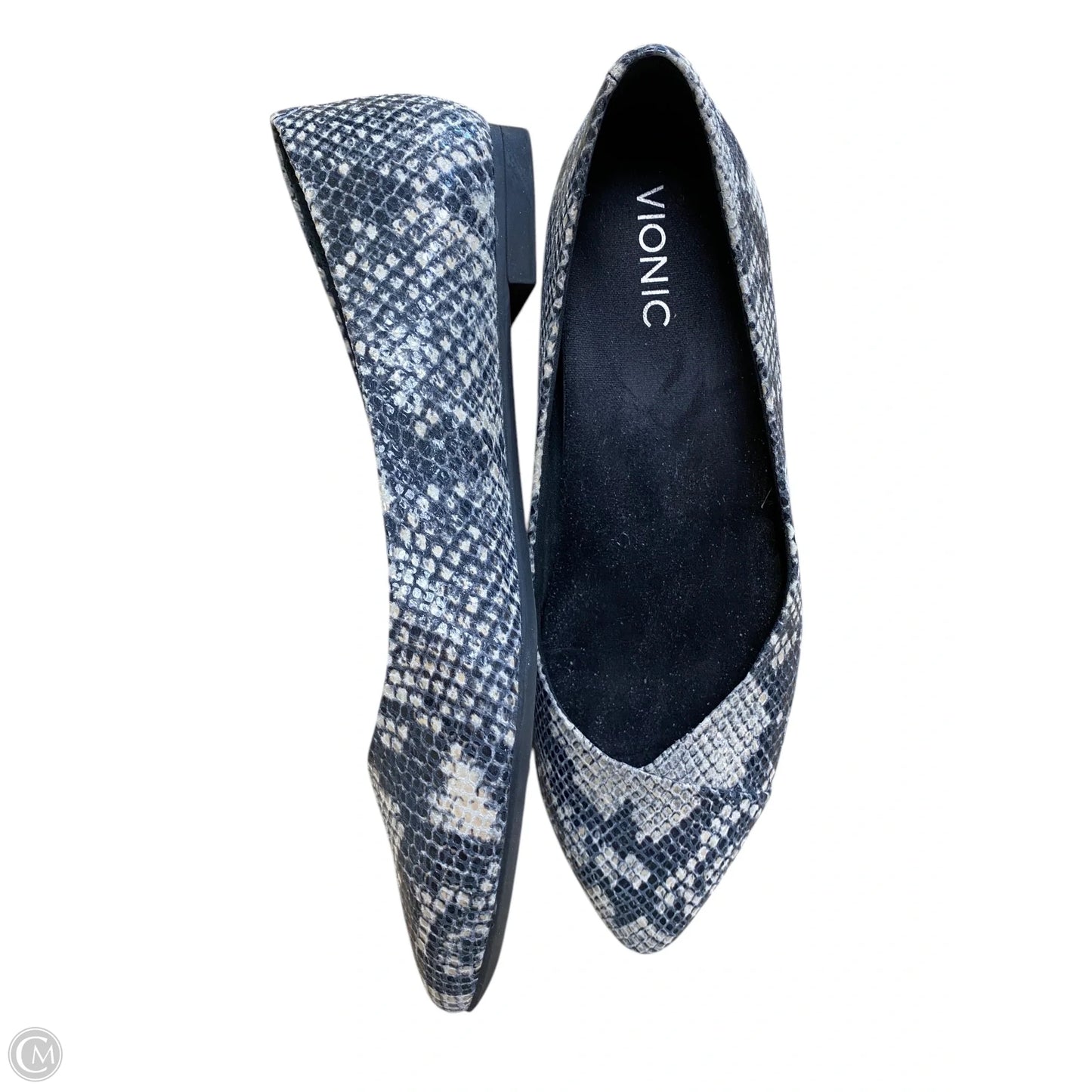 Shoes Flats By Vionic In Snakeskin Print, Size: 8.5