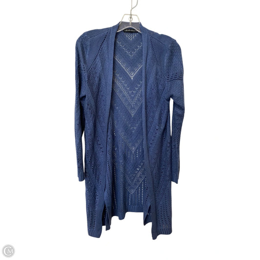 Cardigan By Clothes Mentor In Blue, Size: M