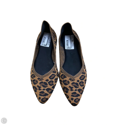 Shoes Flats By Mia In Animal Print, Size: 7.5
