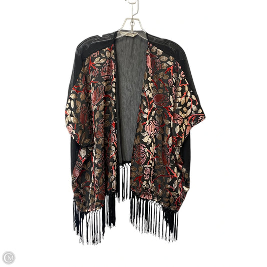 Shawl By Vanilla Star In Floral Print, Size: Xl