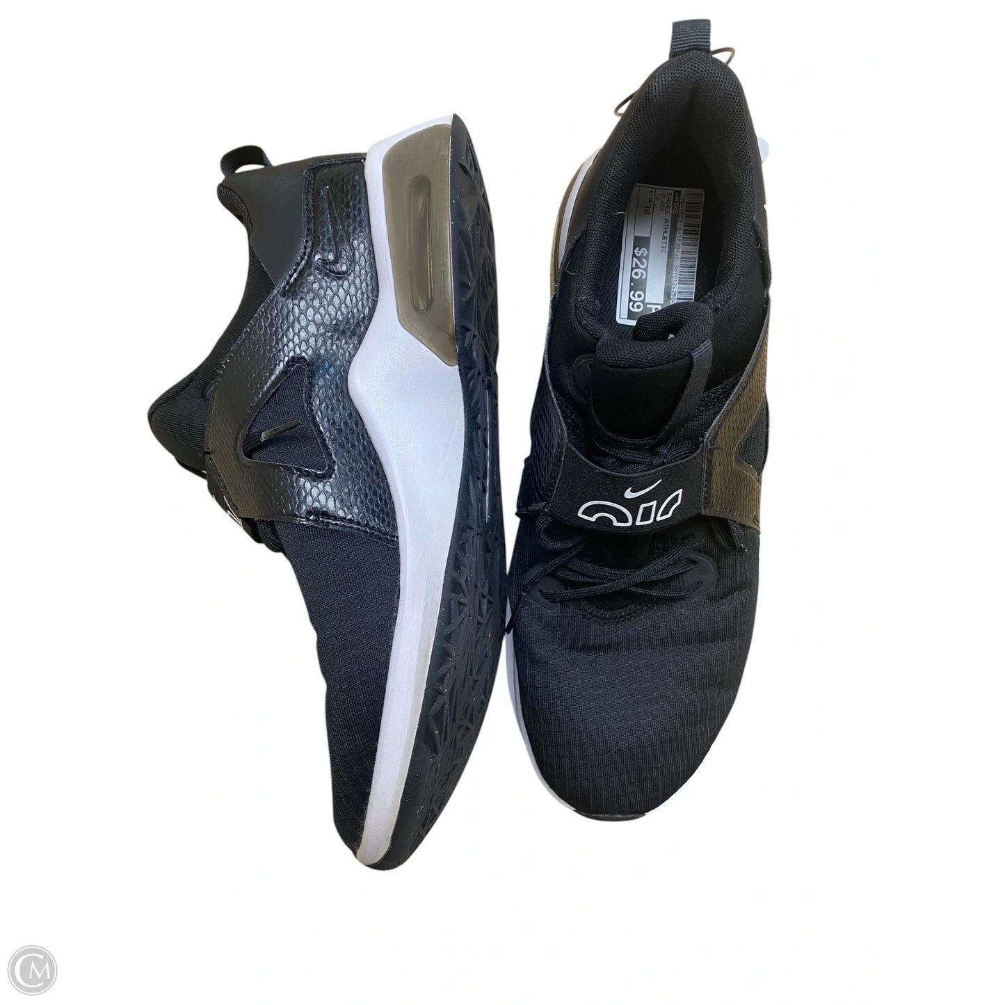 Shoes Athletic By Nike In Black, Size: 10