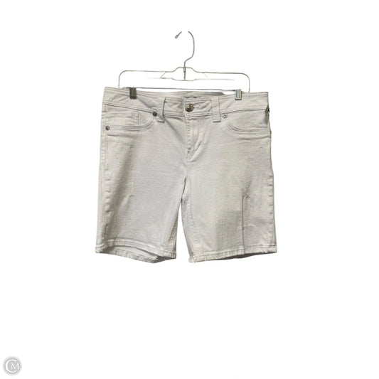 Shorts By Seven 7 In White Denim, Size: 14