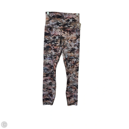 Athletic Leggings By Lululemon In Multi-colored, Size: 4