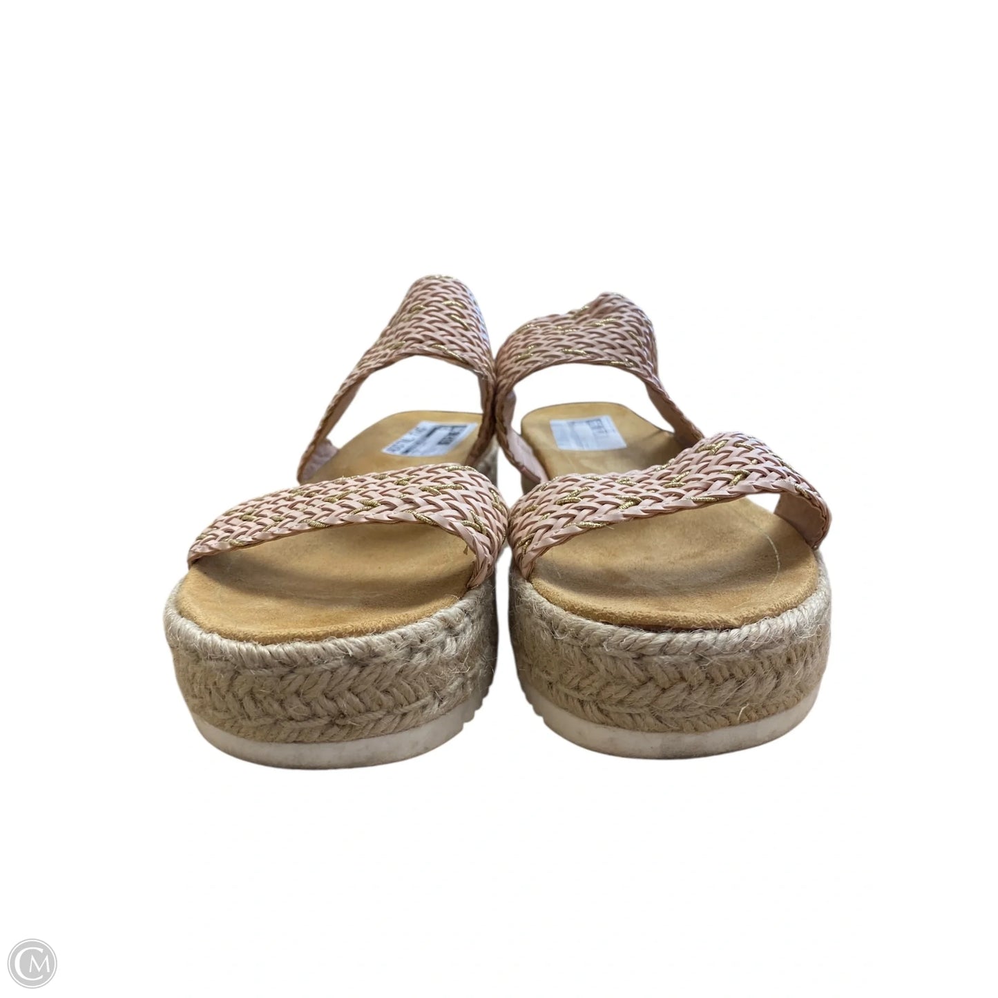 Sandals Flats By Clothes Mentor In Pink, Size: 9.5