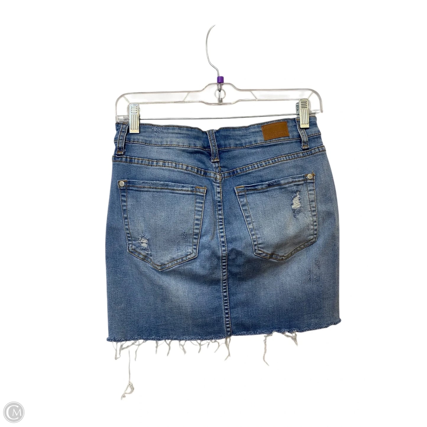 Skirt Mini & Short By Judy Blue In Blue Denim, Size: M