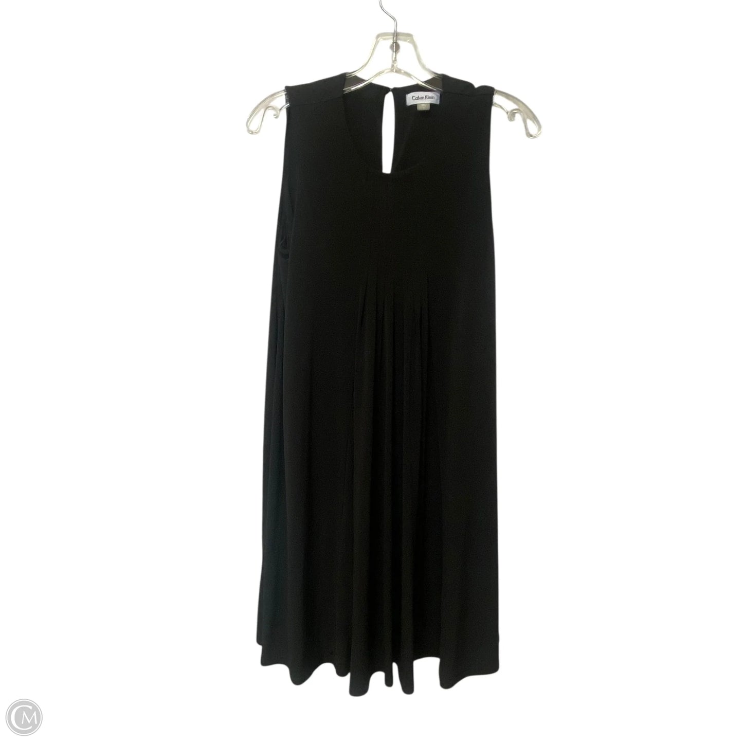 Dress Casual Midi By Calvin Klein In Black, Size: 8
