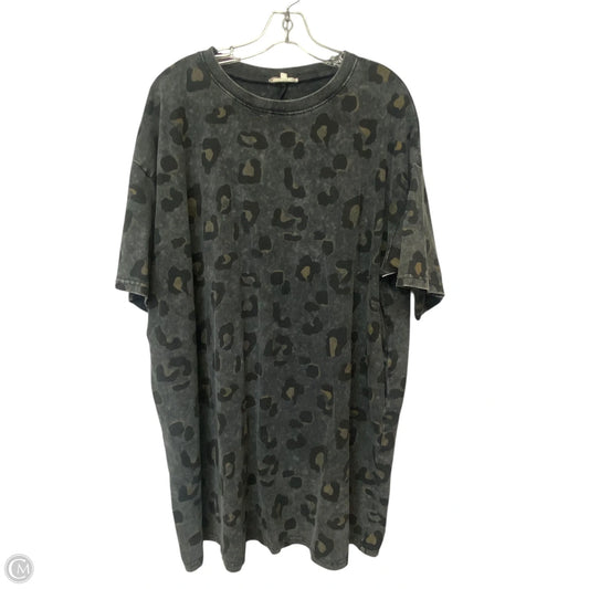 Dress Casual Midi By Easel In Grey, Size: 2x