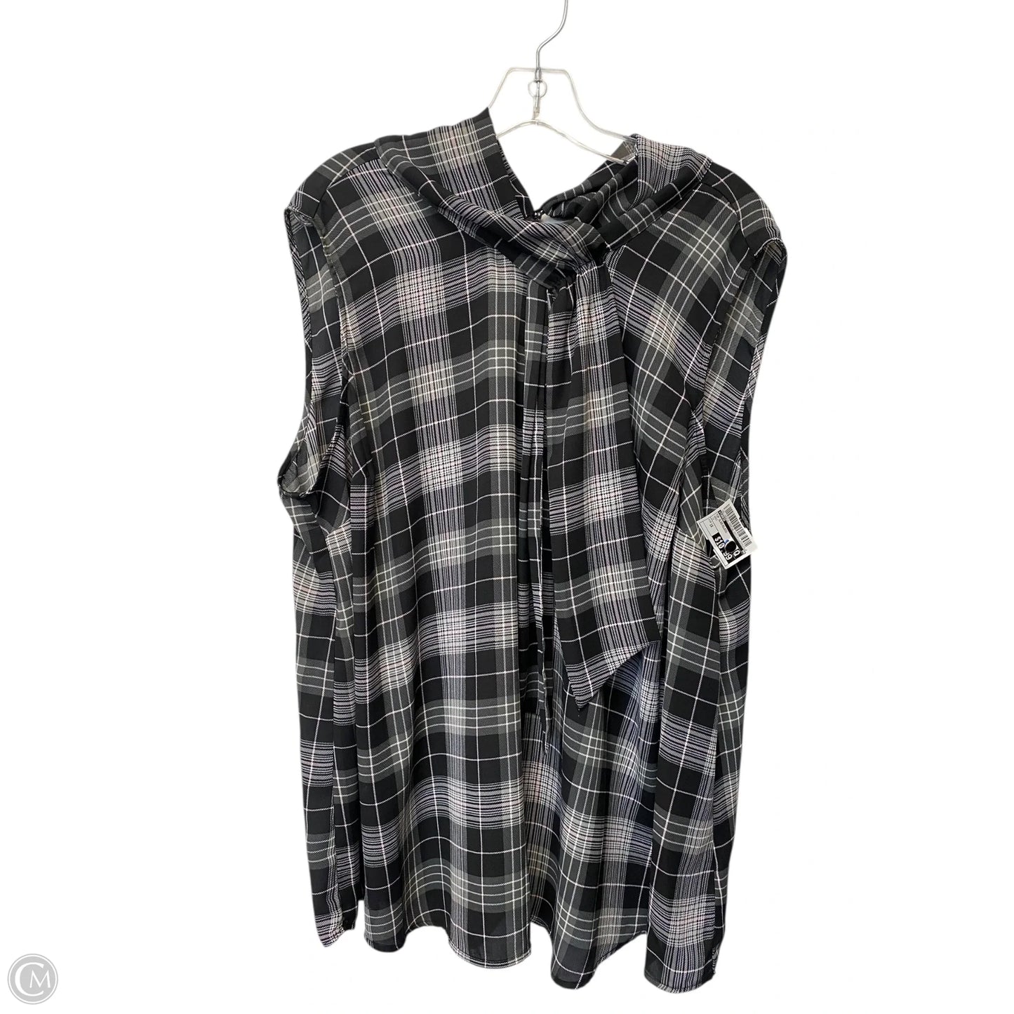 Top Sleeveless By Torrid In Grey, Size: 1x