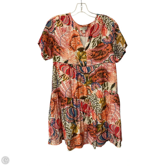Dress Casual Midi By Clothes Mentor In Pink, Size: S