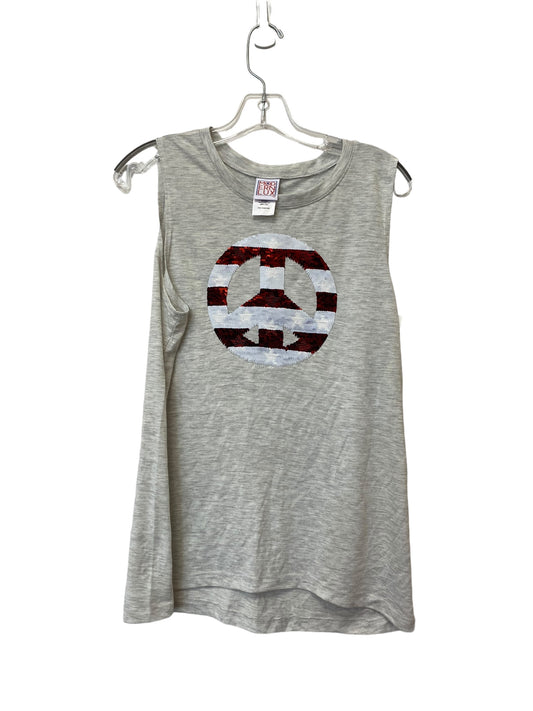 Grey Top Sleeveless Modern Lux, Size L