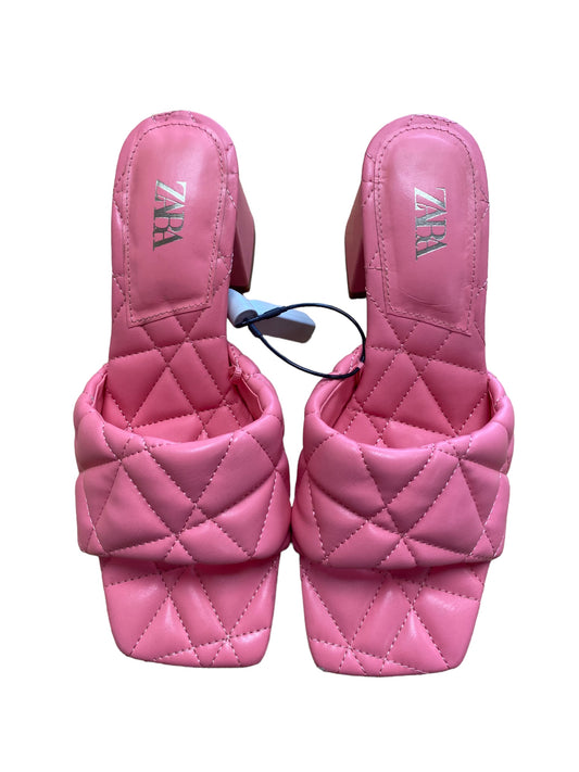 Sandals Heels Block By Zara  Size: 7