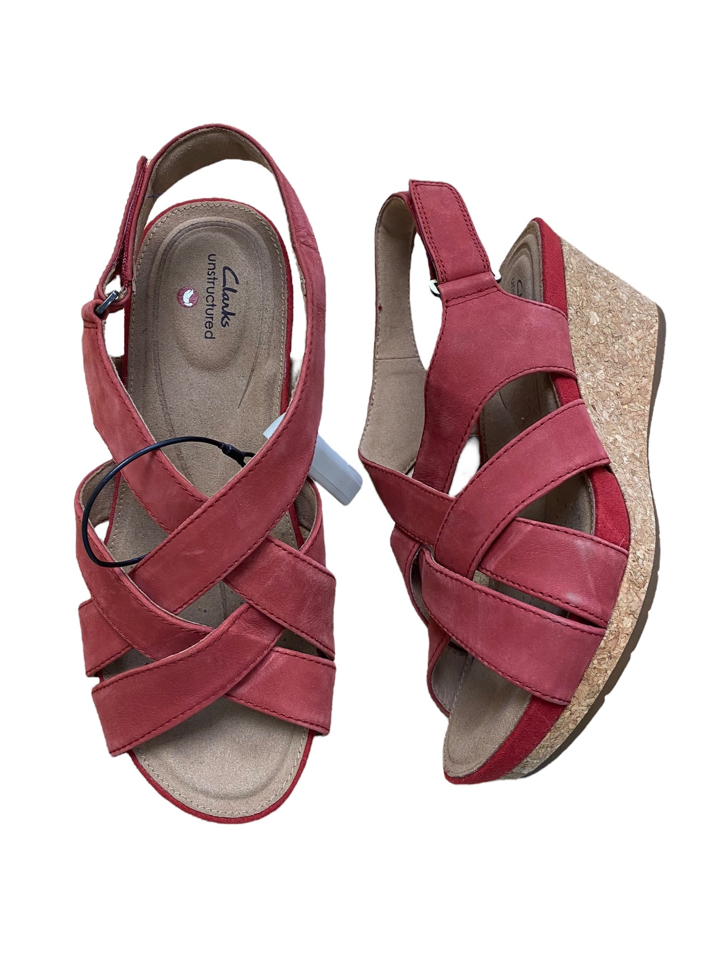 Sandals Heels Wedge By Clarks  Size: 7