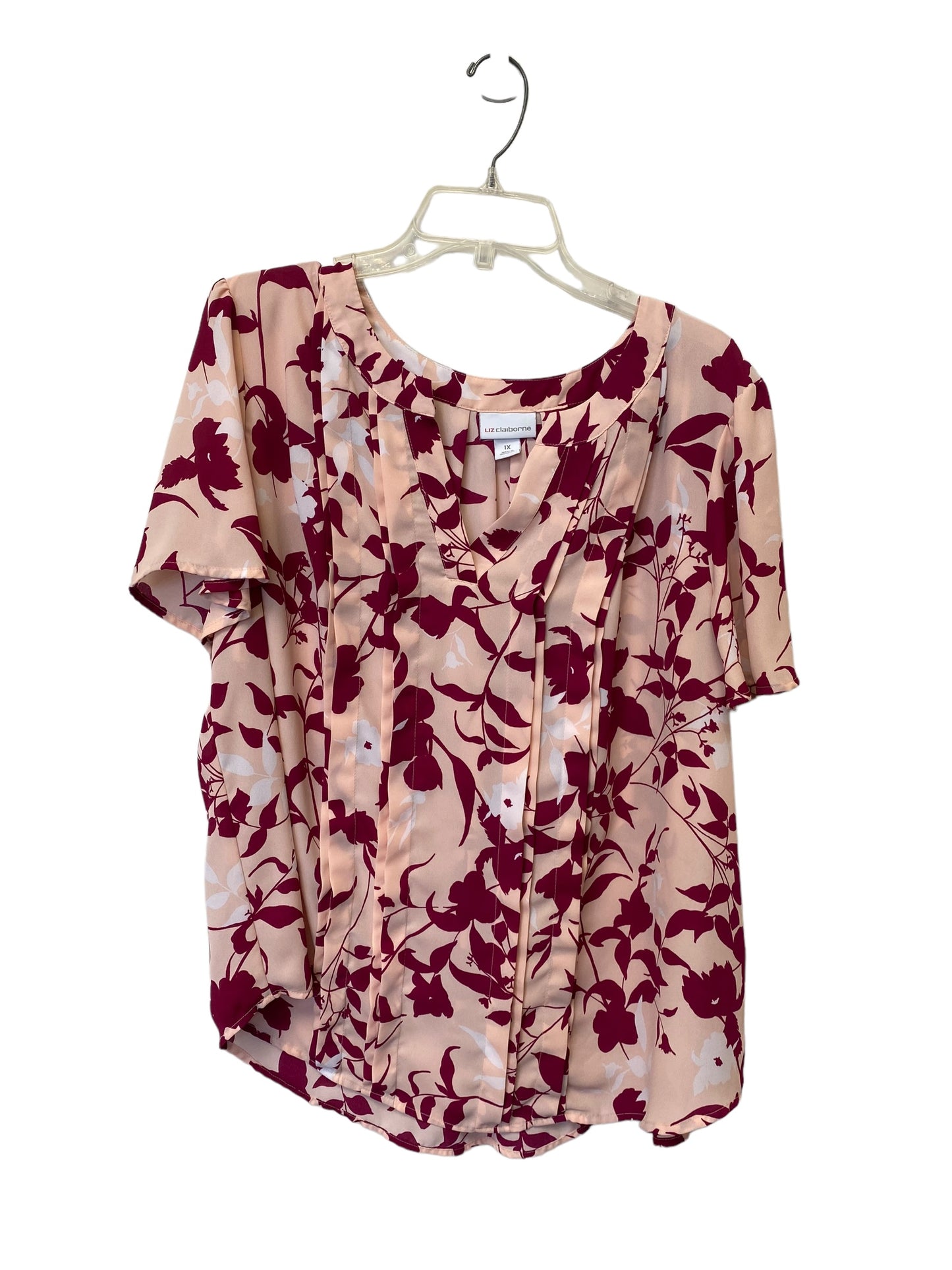 Top Short Sleeve By Liz Claiborne  Size: 1x