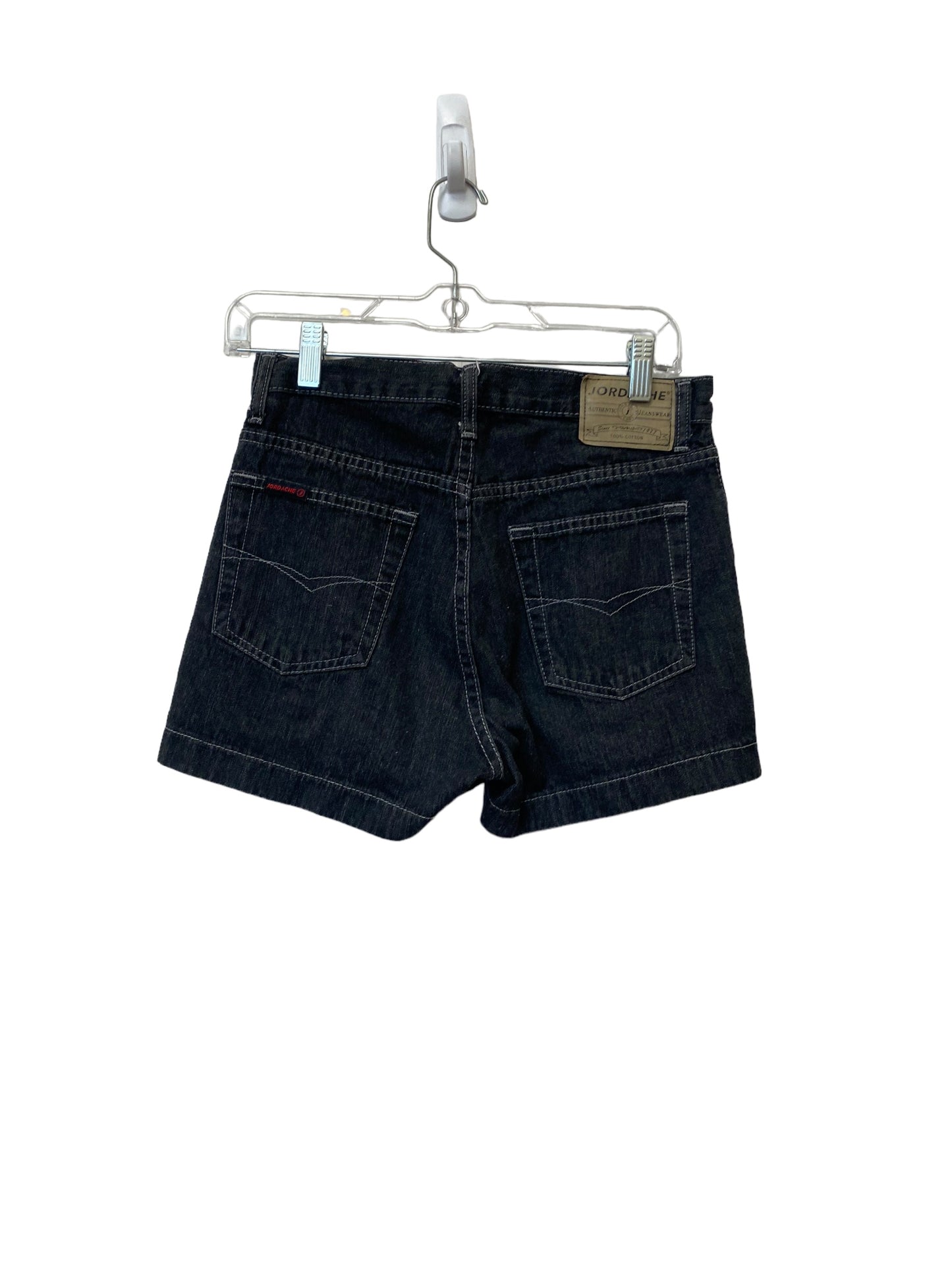 Black Denim Shorts Jordache, Size 6