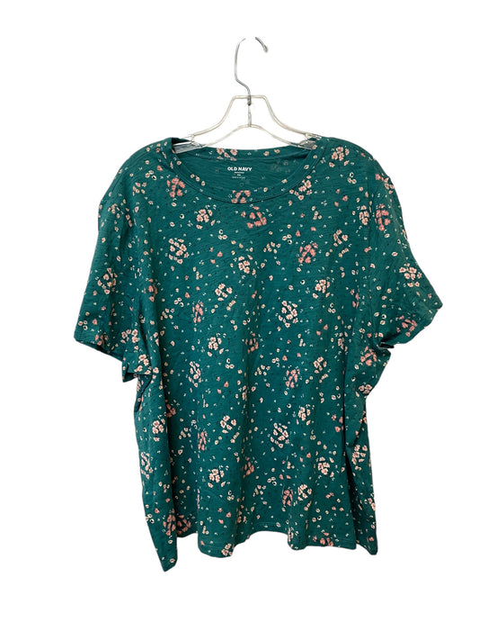 Teal Top Short Sleeve Old Navy, Size Xxl